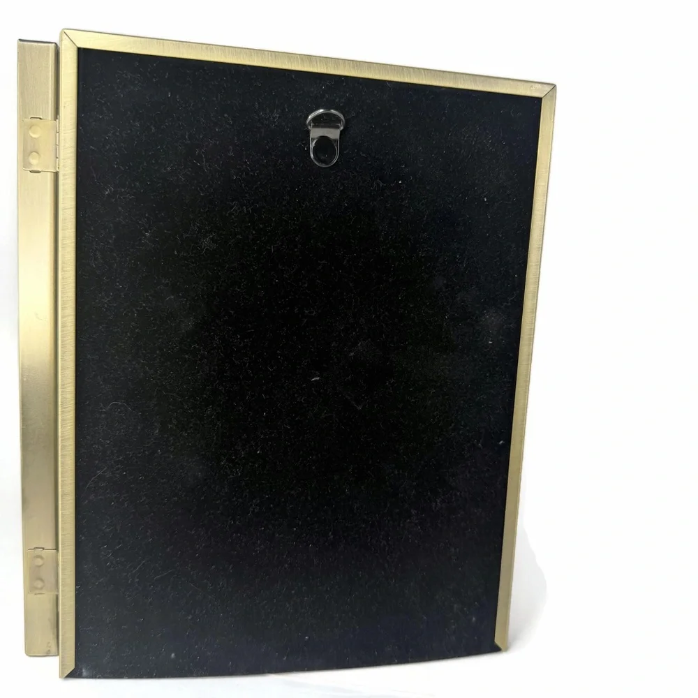 Vintage JCPenney Home Collection Double Photo Frame in Gold Tone 5 x 7 Pictures